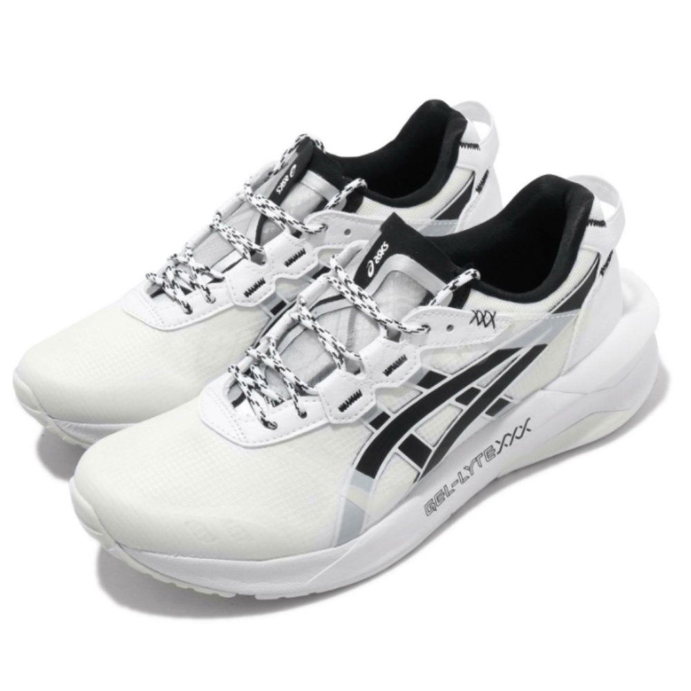 Asics Gel-Lyte XXX White and Black Athletic Shoes